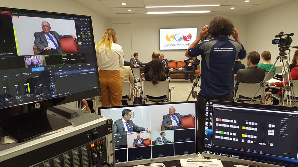 Live web streaming production for a corporate conference and trade show