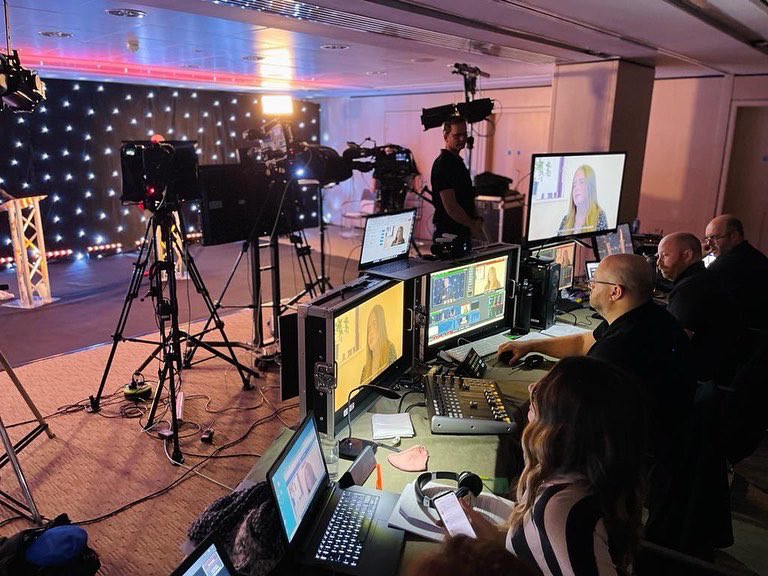 Event videography and same-day edit production during a live streamed event in Orlando